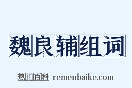 魏良辅组词是什么意思的图片